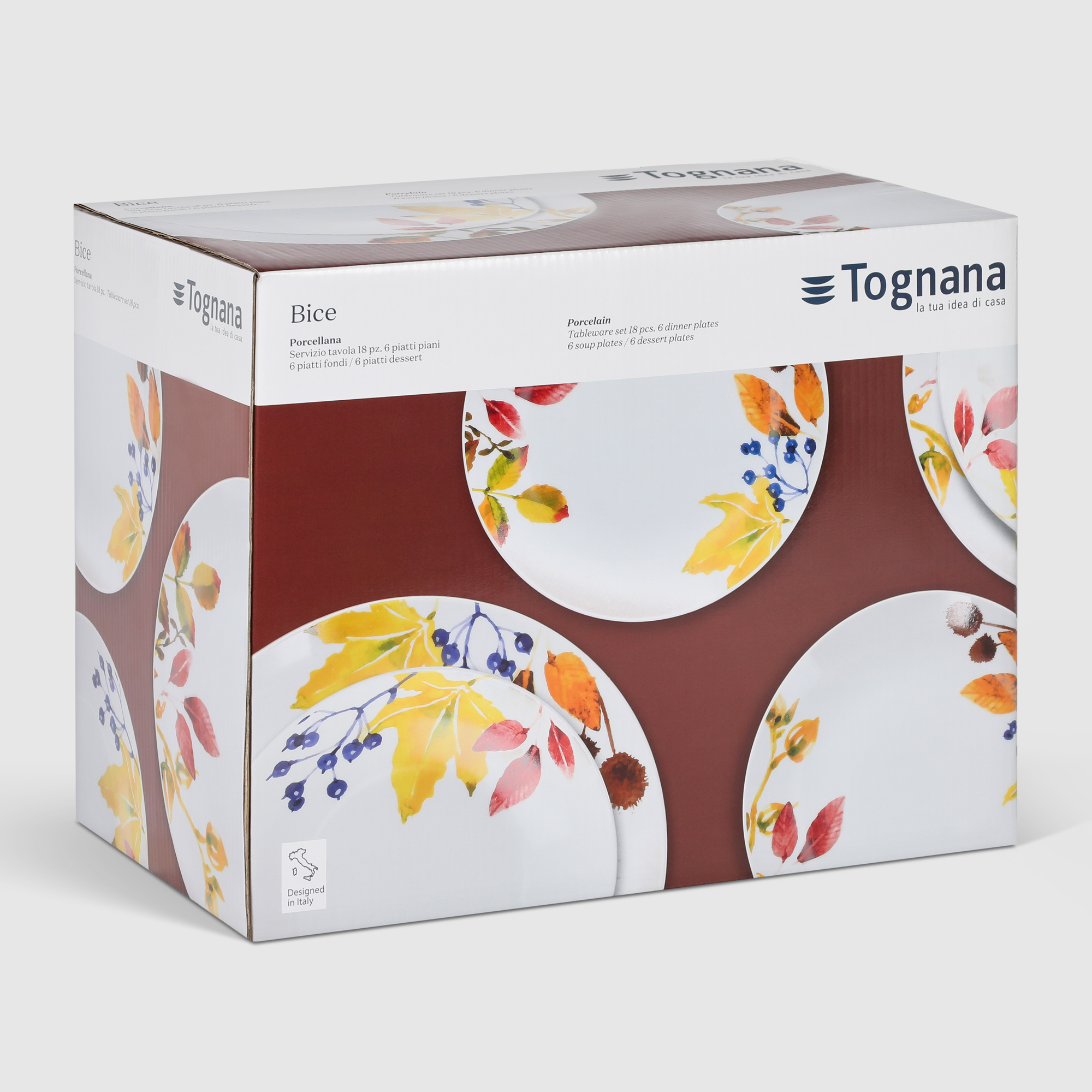 Набор столовый Tognana Bice на 6 персон 18 предметов, цвет белый - фото 10