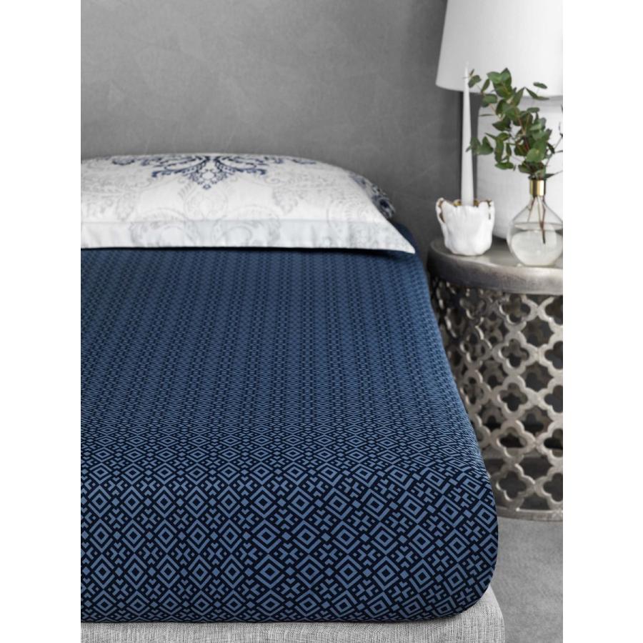 Комплект постельного белья Togas Флевланд бело-синий Полуторный, цвет белый, размер Полуторный - фото 7