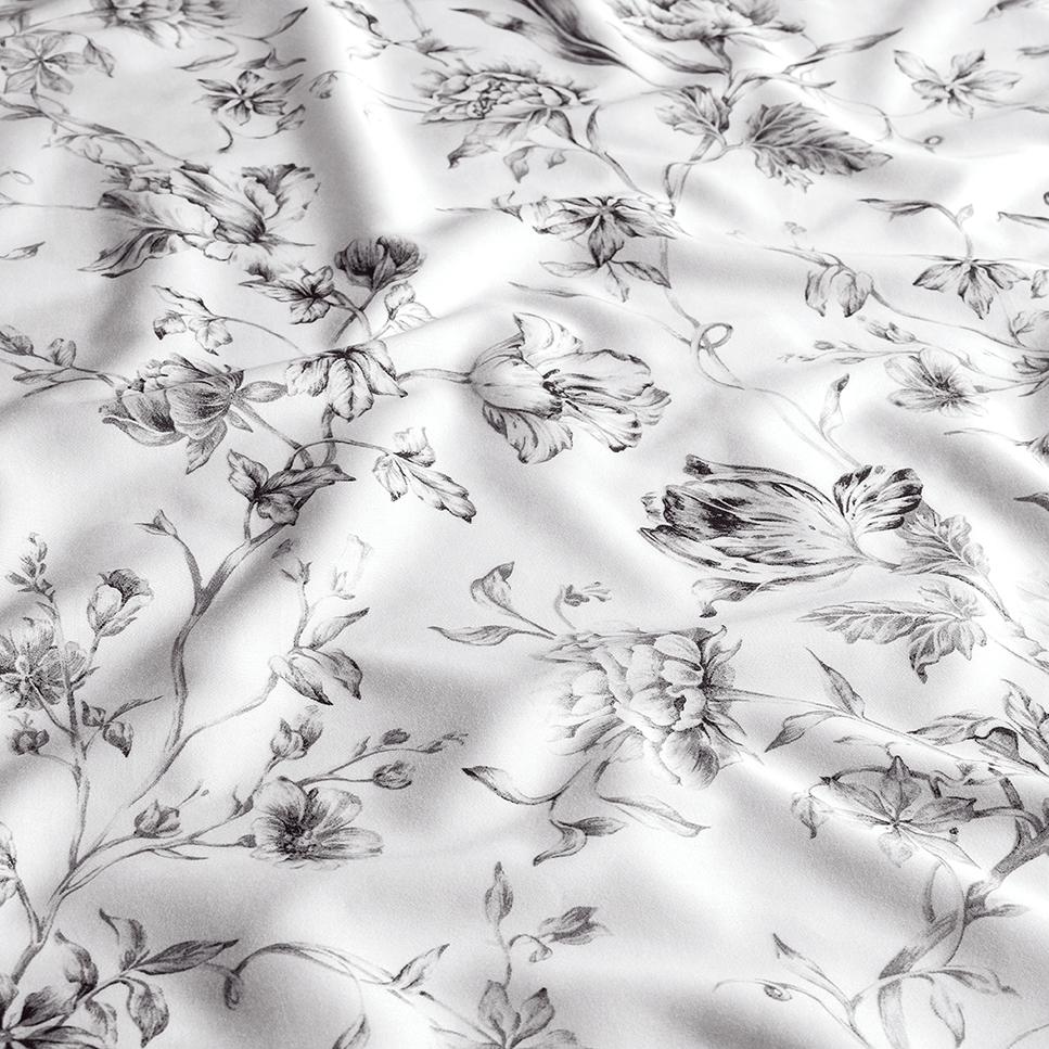 Комплект постельного белья Togas Эмиэл белый/серый Двуспальный, размер Двуспальный - фото 4