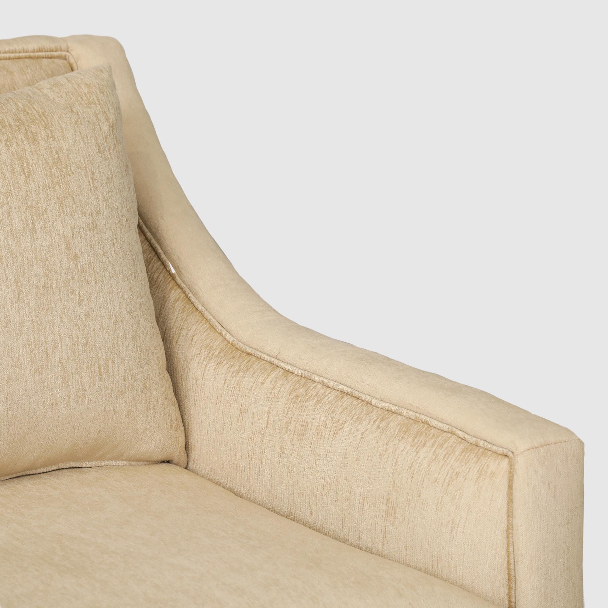 Кресло Siemo Diva бежевое 82х80х86 см, цвет коричневый - фото 6