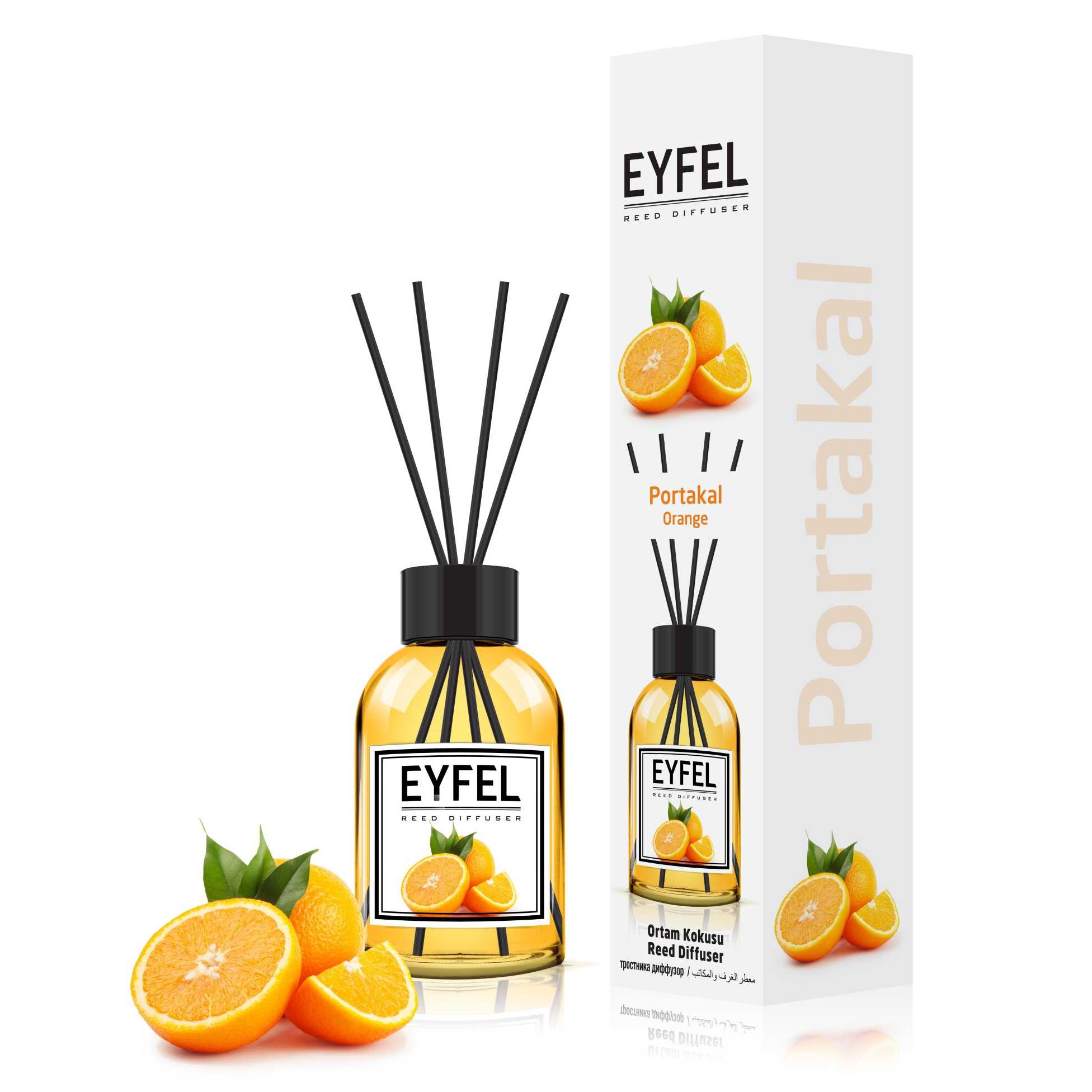 Аромадиффузор Eyfel Parfum апельсин 100 мл аромадиффузор eyfel parfum сосна с мятой 100 мл