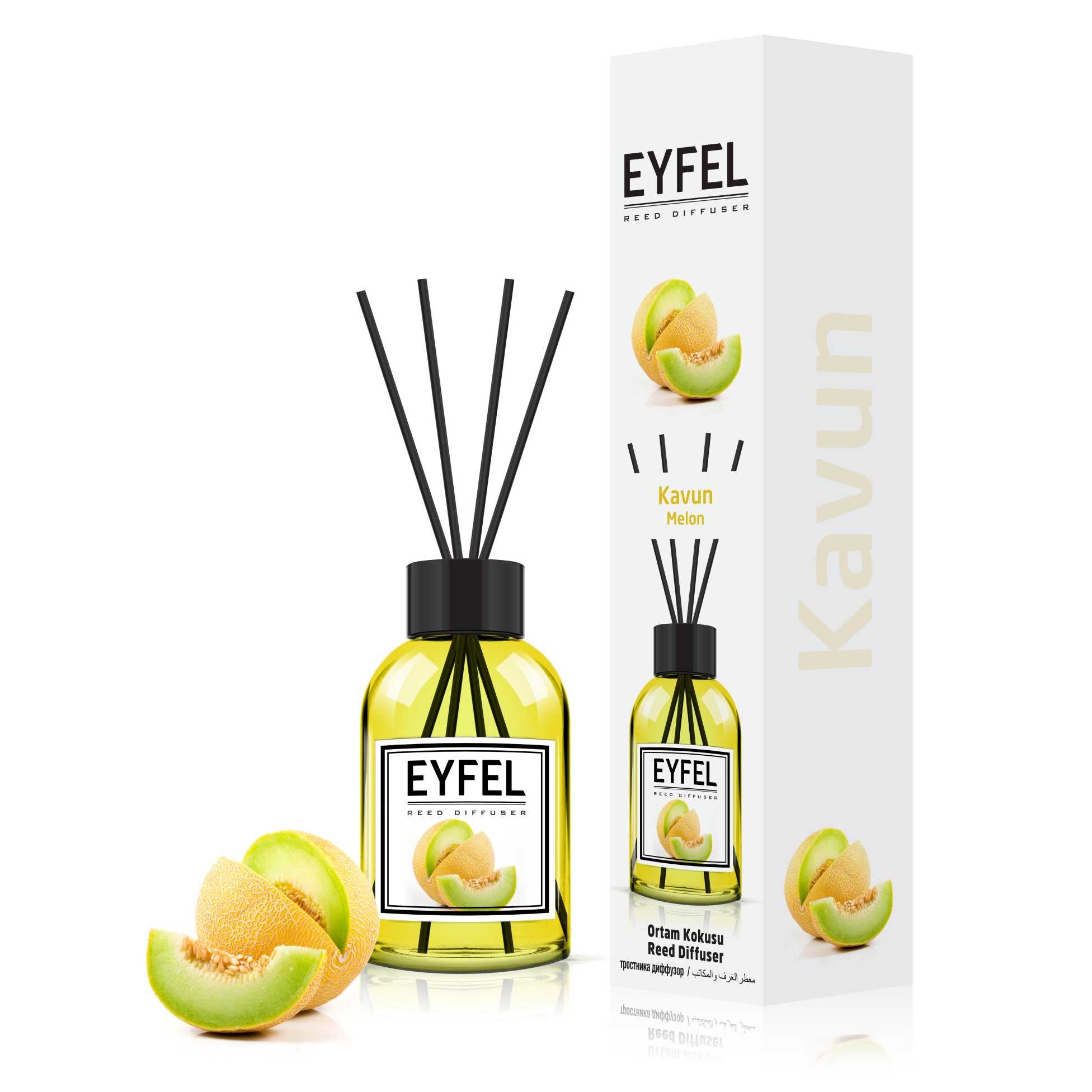 Аромадиффузор Eyfel Parfum дыня 100 мл аромадиффузор eyfel parfum сосна с мятой 100 мл