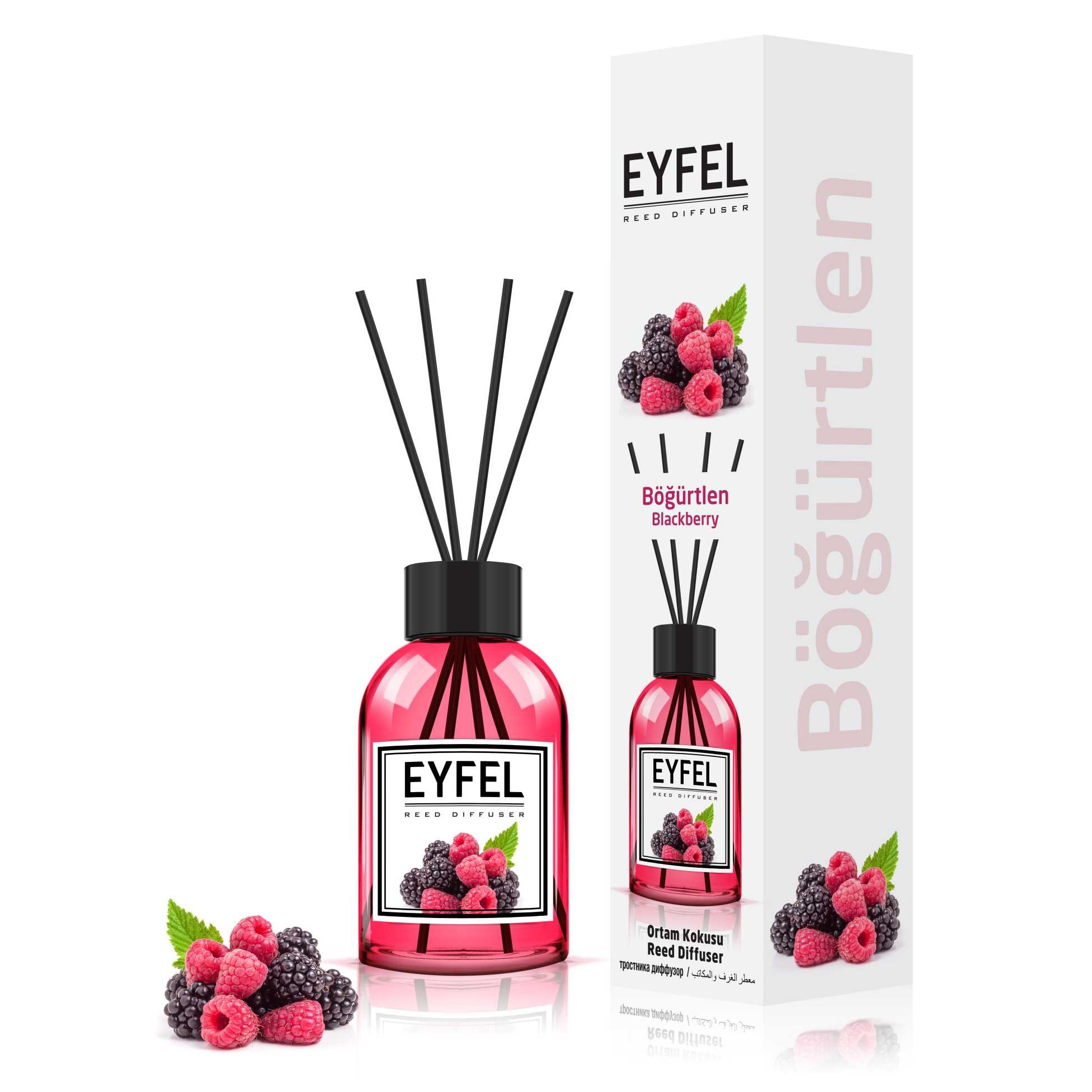 Аромадиффузор Eyfel Parfum ежевика 100 мл аромадиффузор eyfel parfum тропический лес 100 мл