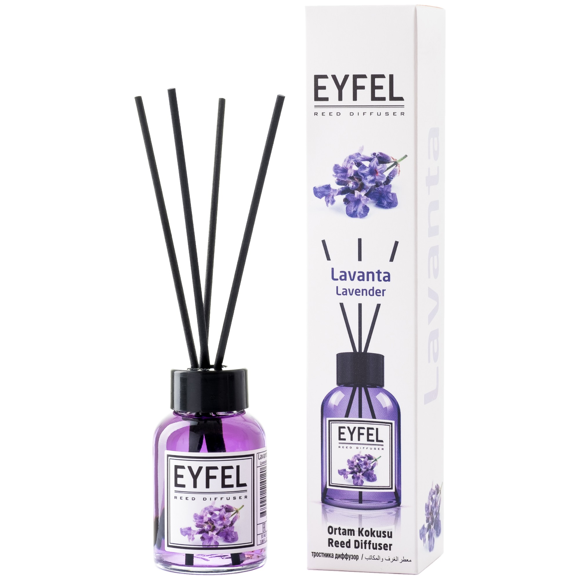 Аромадиффузор Eyfel Parfum лаванда 100 мл аромадиффузор eyfel parfum морские водоросли 100 мл