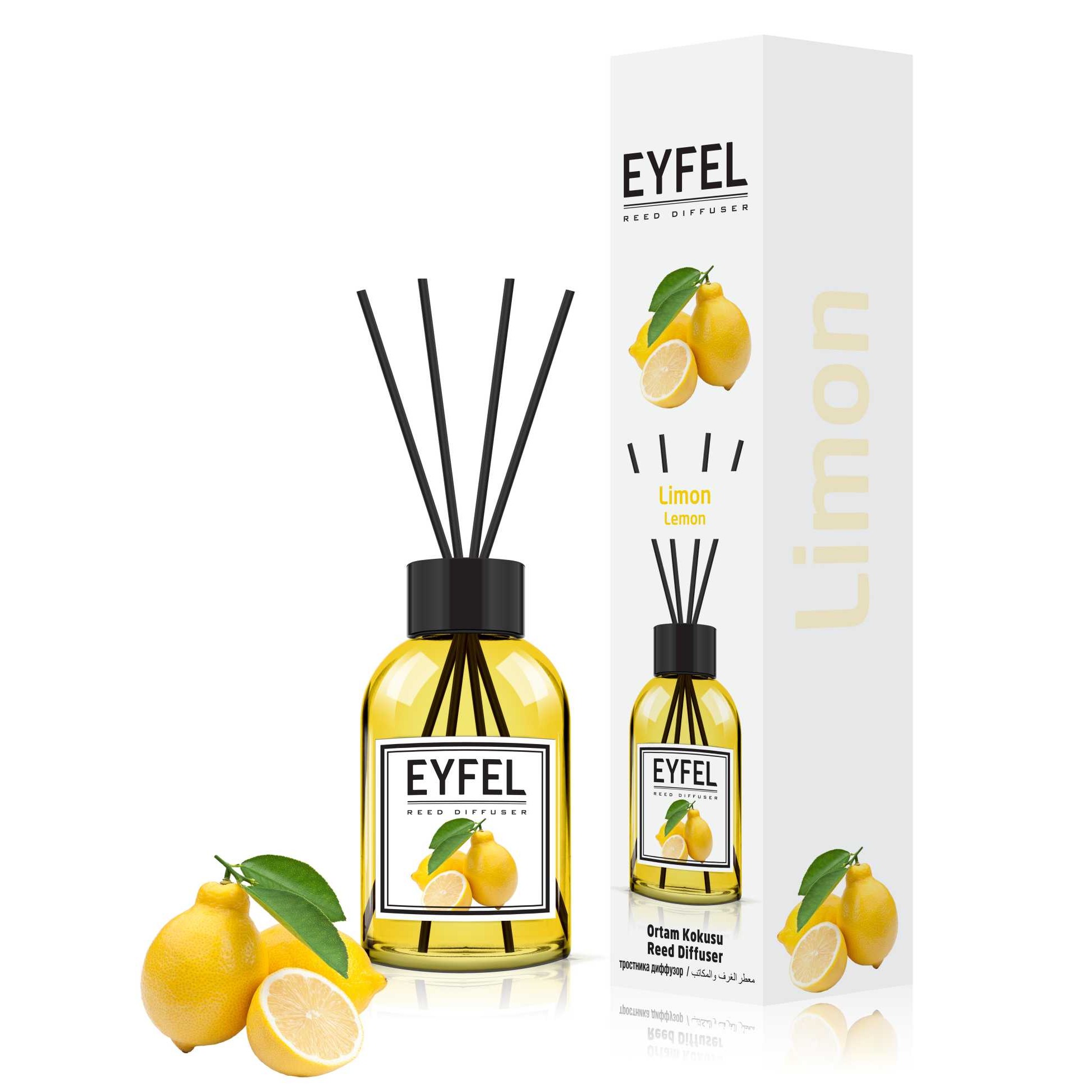 Аромадиффузор Eyfel Parfum лимон 100 мл аромадиффузор eyfel parfum апельсин 100 мл