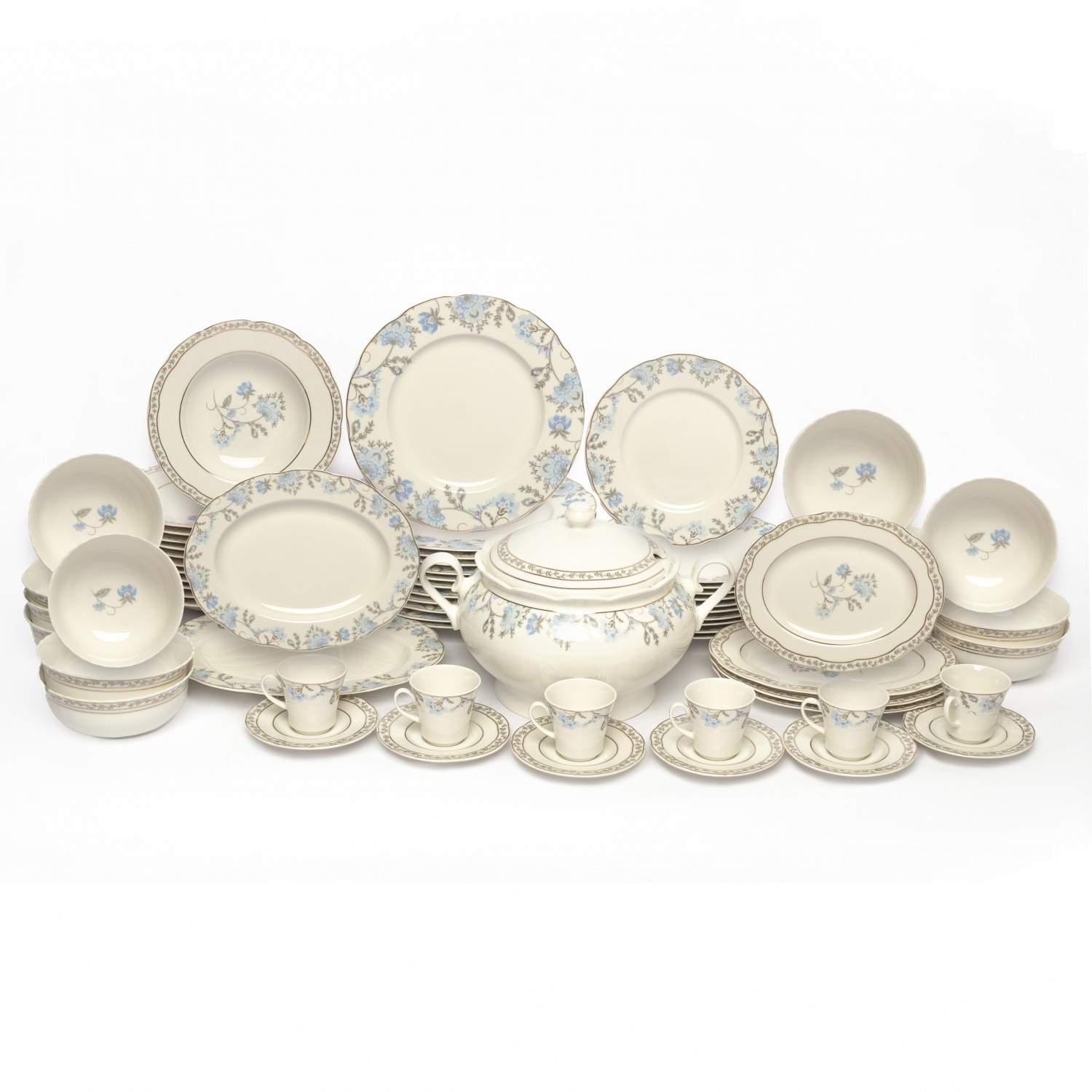 Комплект столовой посуды Kutahya porselen Olympos, 68 предметов блюдце kutahya porselen lima