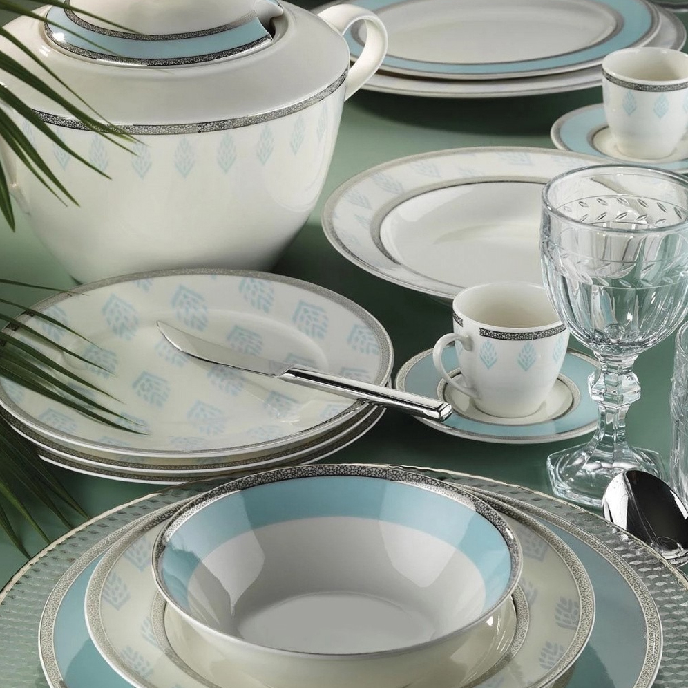 Комплект столовой посуды Kutahya porselen Kalipso, 68 предметов, цвет белый - фото 4