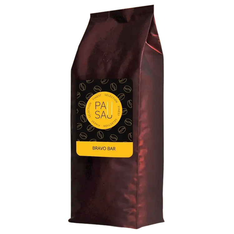 Кофе PAUSA в зернах BRAVO BAR 1 кг чай pausa черный с мятой 100 г мягкая упаковка