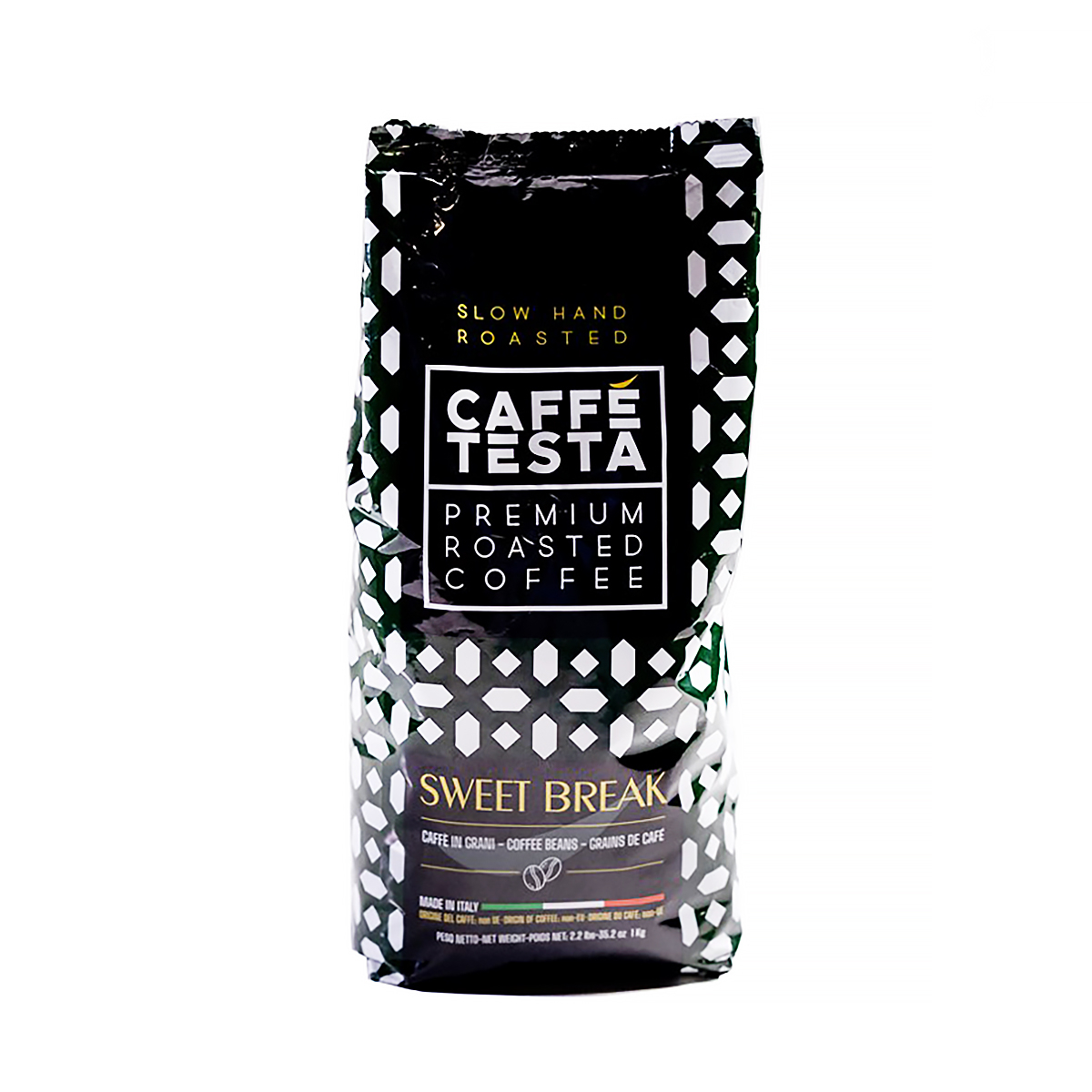 Кофе в зернах Caffe Testa Sweet Break, 1 кг кофе в зернах caffe testa fifty fifty 1 кг