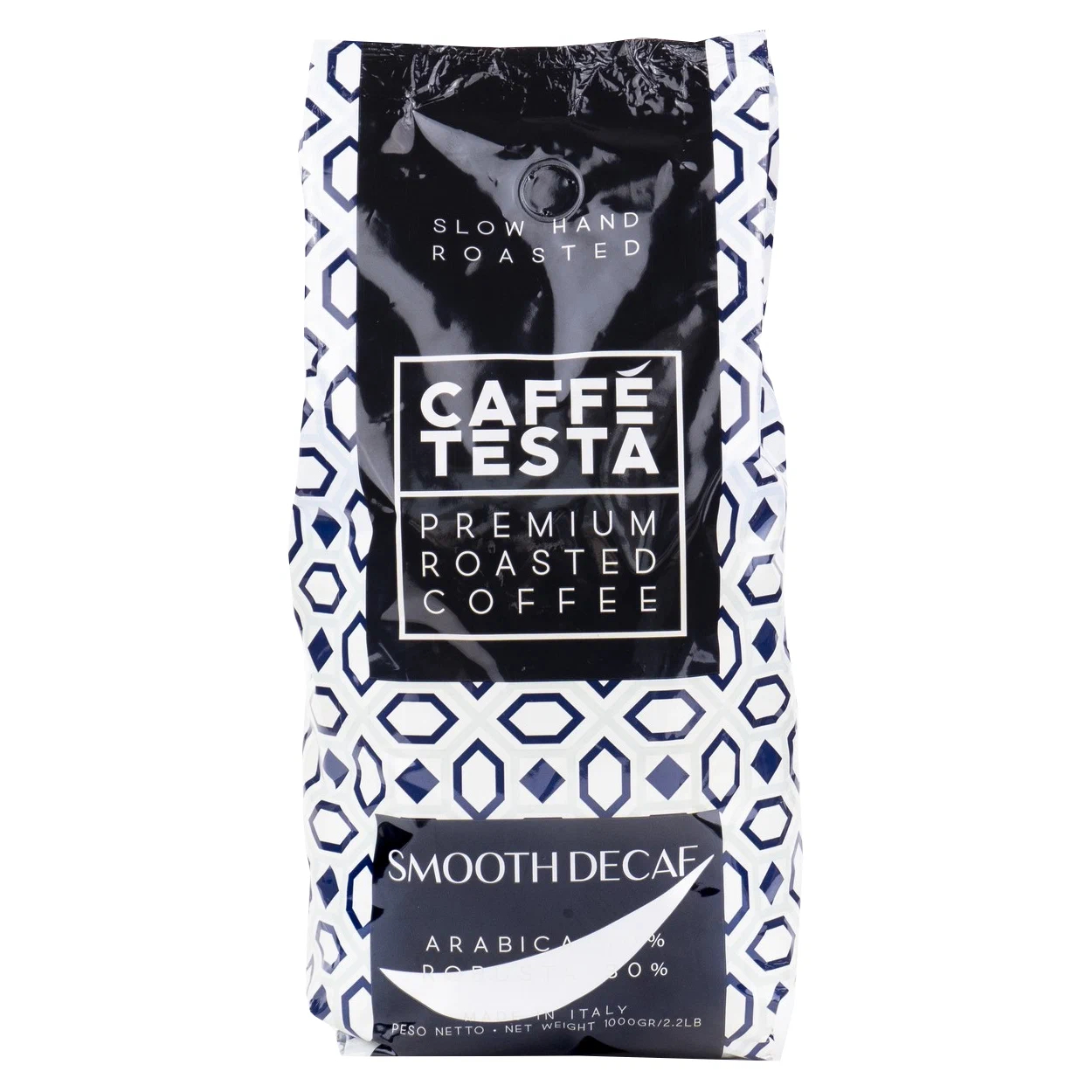 Кофе в зернах Caffe Testa Smooth Decaf, 1 кг кофе молотый caffe testa dark