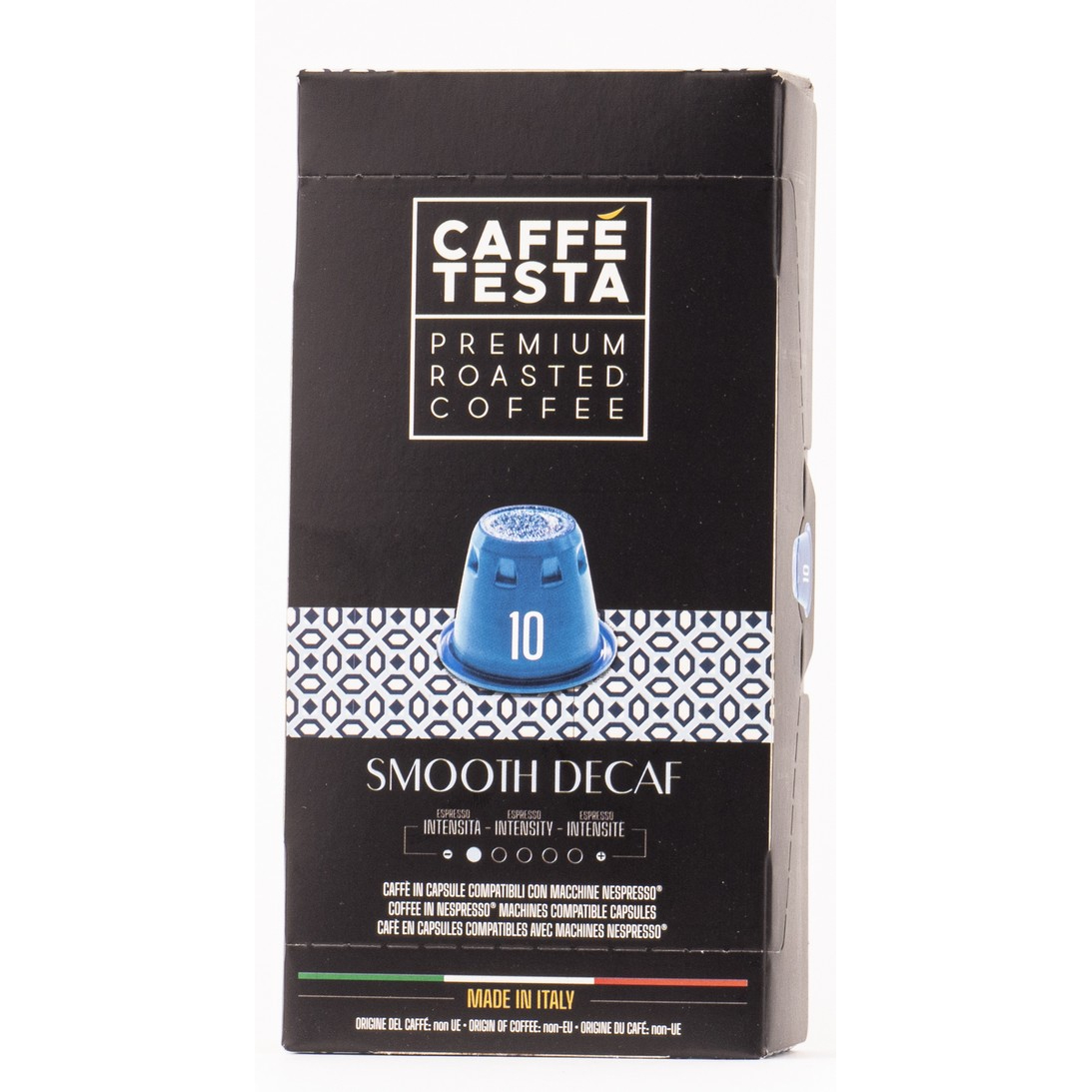 Кофе Caffe Testa Smooth Decaf в капсулах 70/30, 55 г кофе в капсулах caffe vergnano espresso intenso 10 шт х 5 г