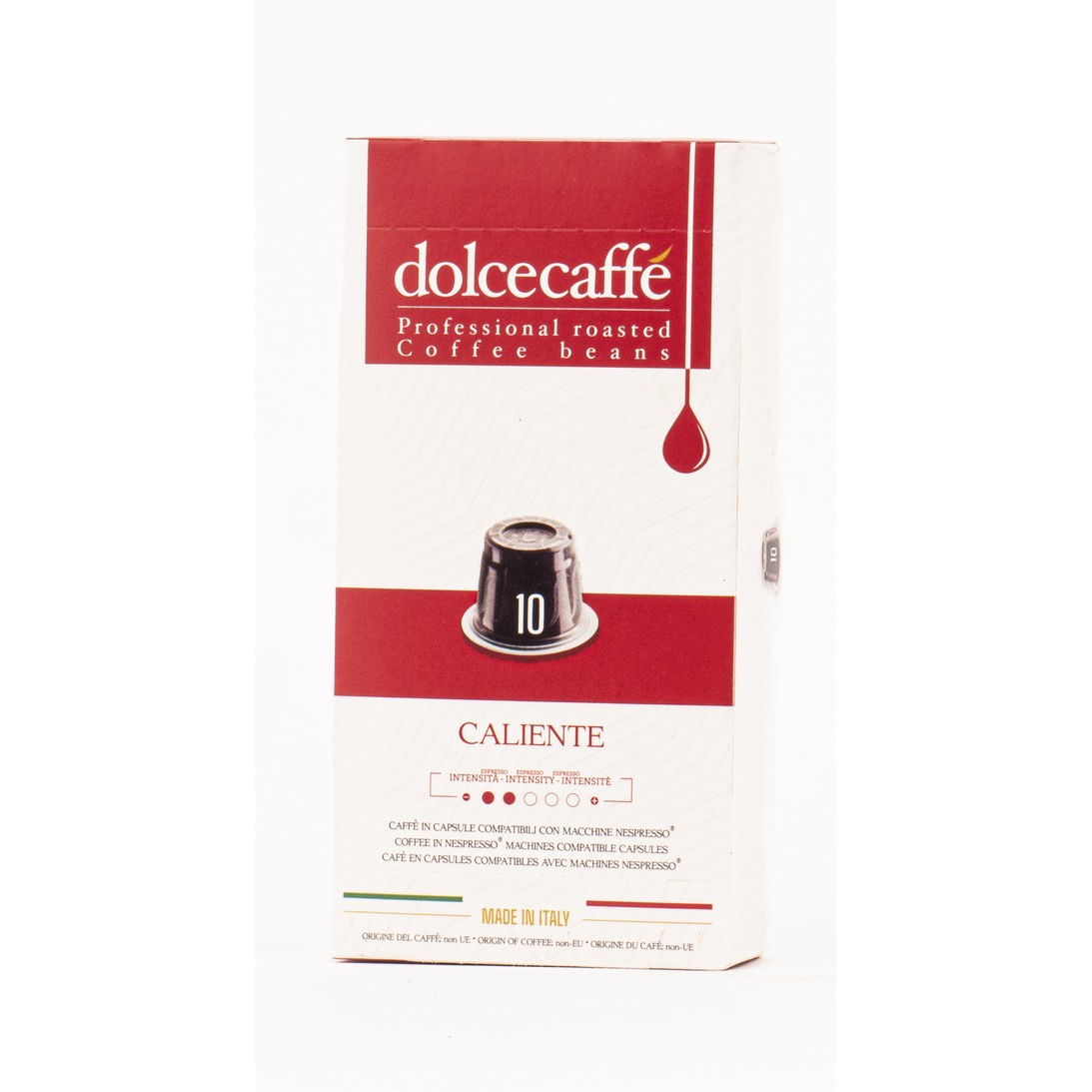 Кофе Dolcecaffe Caliente в капсулах 30/70, 55 г кофе в капсулах diemme caffe mente 10 шт