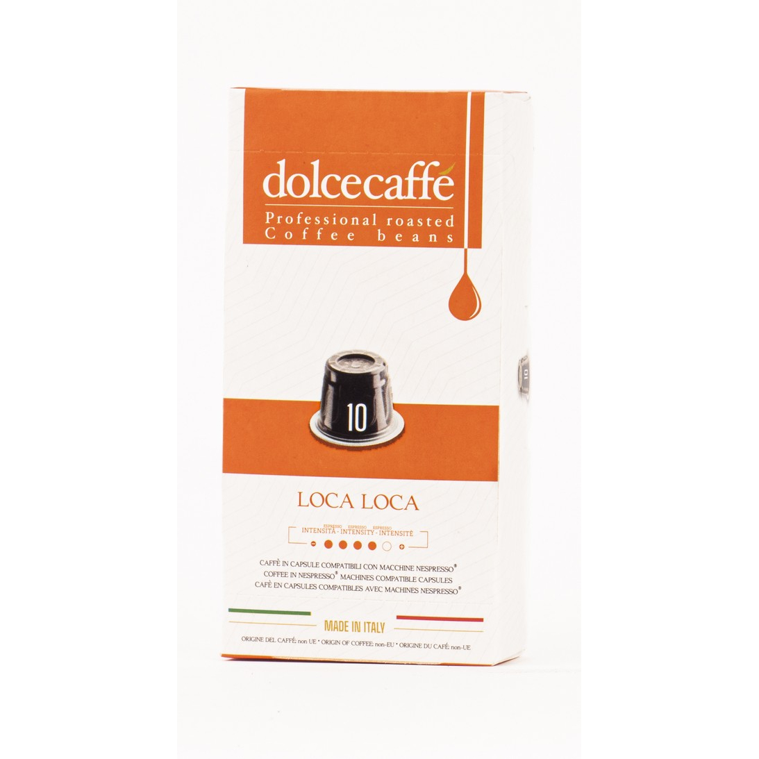 Кофе Dolcecaffe Loca Loca в капсулах 10/90, 55 г