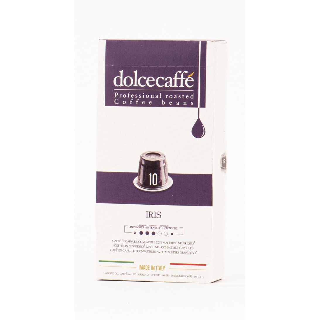 Кофе Dolcecaffe Iris 20/80, 55 г кофе в капсулах rioba espresso decaffeinato 10шт