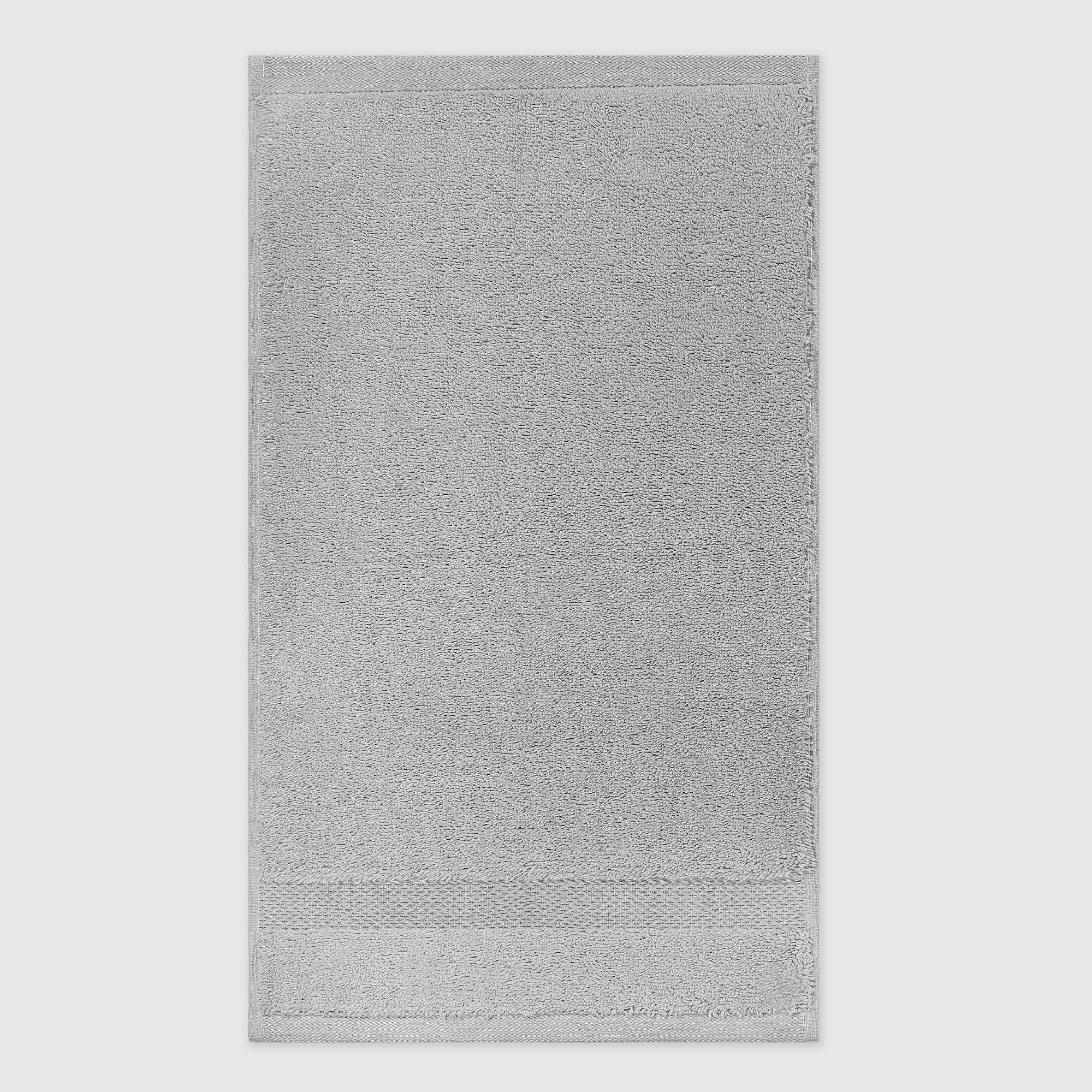 Полотенце махровое Erteks Cirrus 30x50см серое soft silver антибактериальное махровое полотенце для тела 70х140 см благородное серебро серый