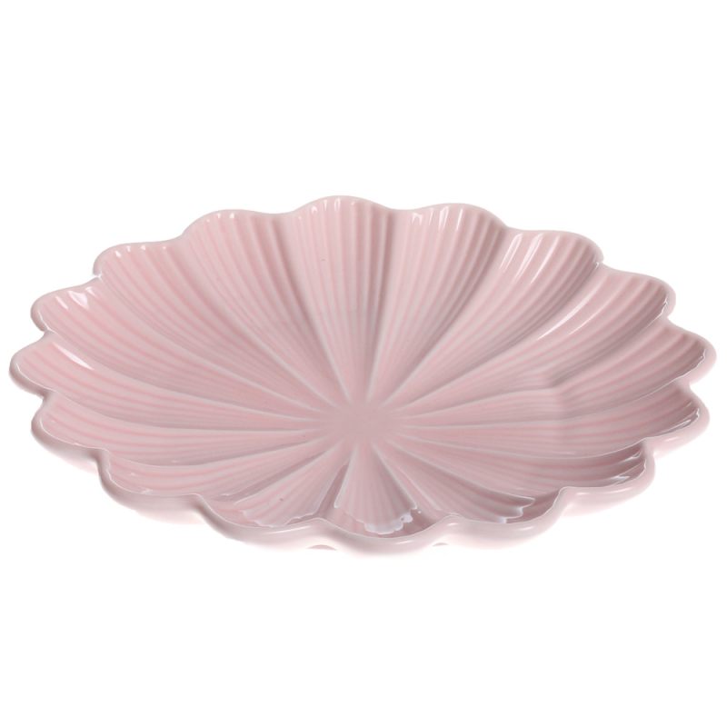 Тарелка для закусок Myatashop Lotus magic 16 см розовый кружка myatashop lotus magic 0 5 л зеленая