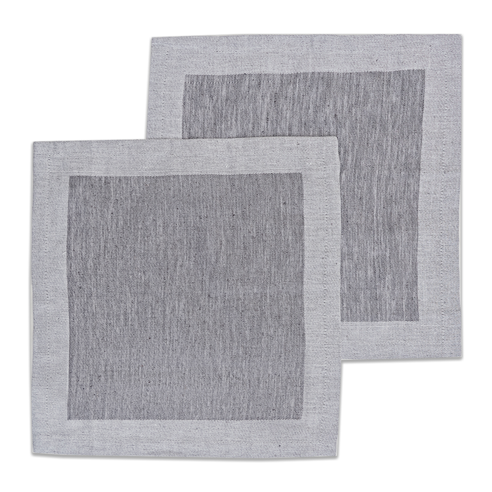

Набор салфеток Linen Love Гладь серый 2 шт. 45х45 см