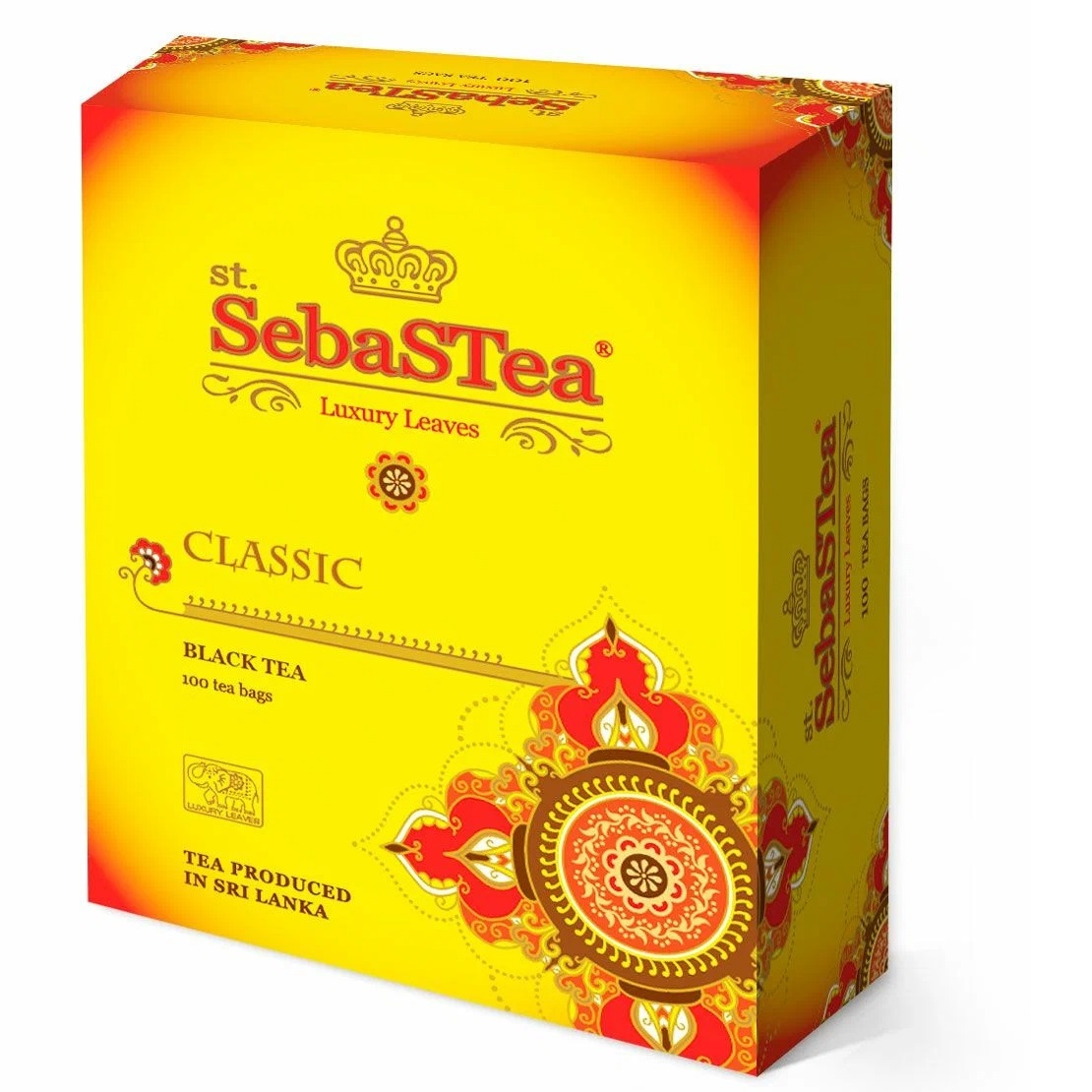 Чай черный SebaSTea Classic 100 шт