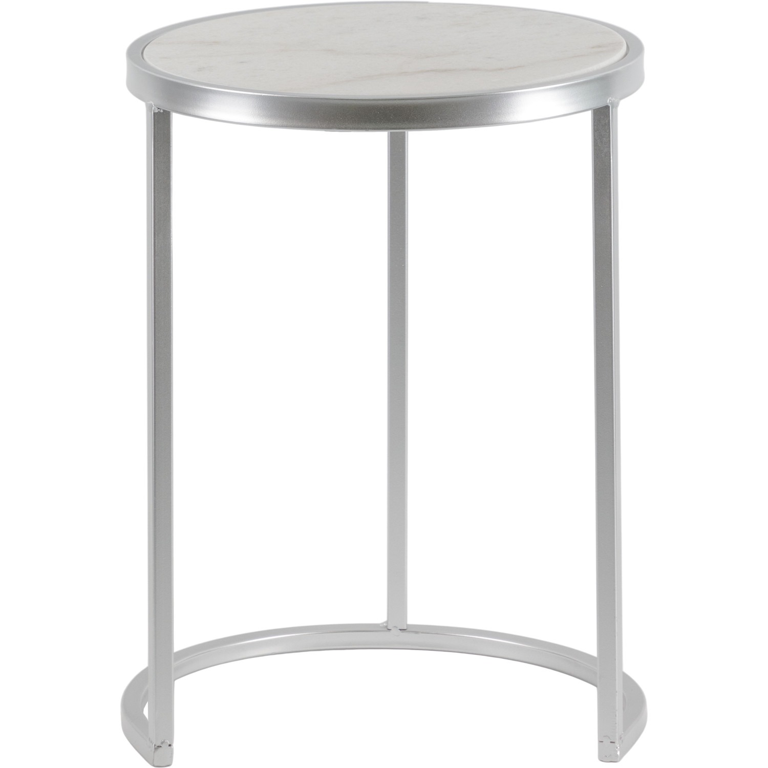 Столик Glasar с белым мрамором 32х32х43 см столик glasar с белым мрамором 43х43х50 см
