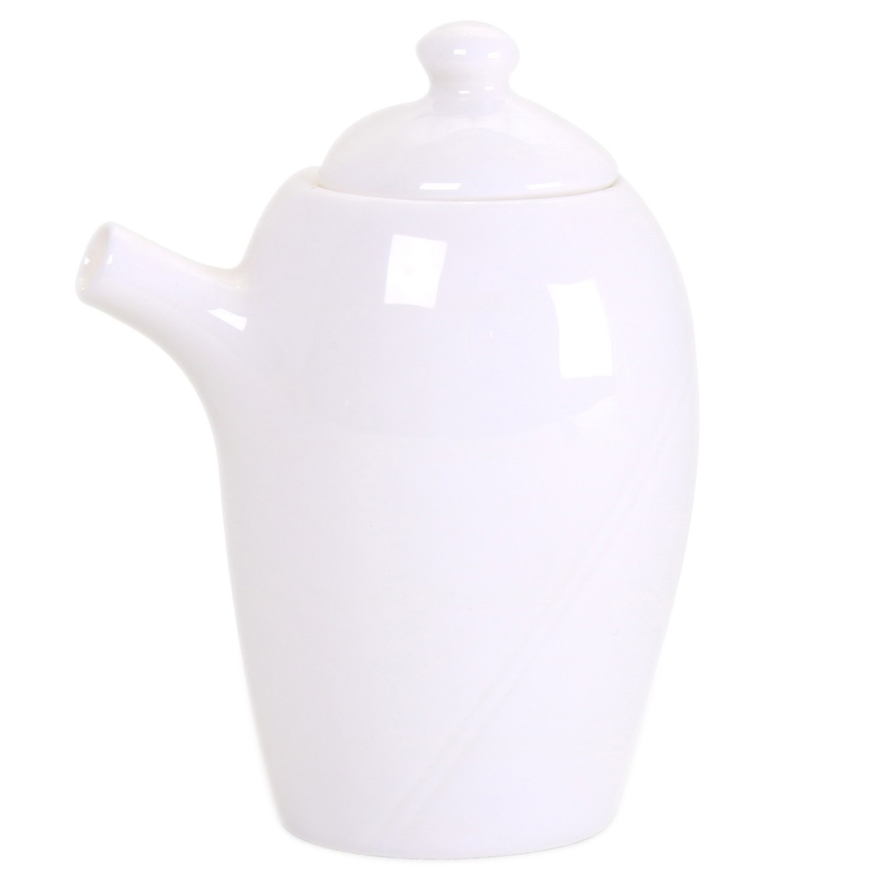 чаша с крышкой акку белый азия 11 см 360 мл Чайник для специй АККУ Белый 150 мл