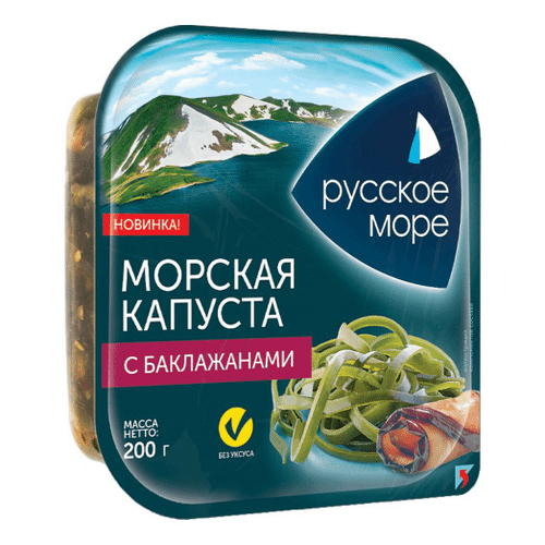 

Капуста морская Санта Бремор По-Корейски с баклажанами, 200 г