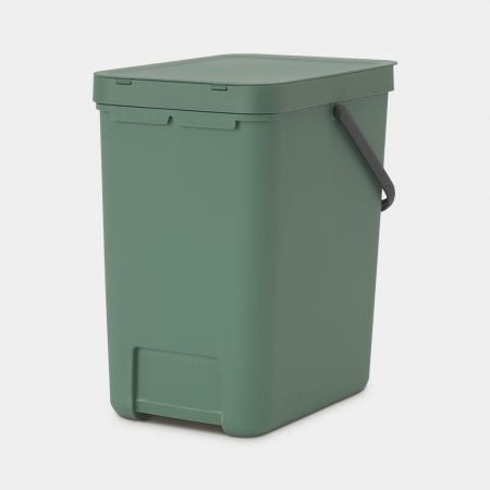 фото Ведро для мусора brabantia sort&go зелёное 25 л