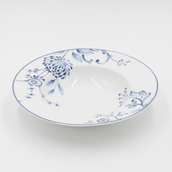 Тарелка глубокая Porcelana Bogucice Evia Blue 23,5 см