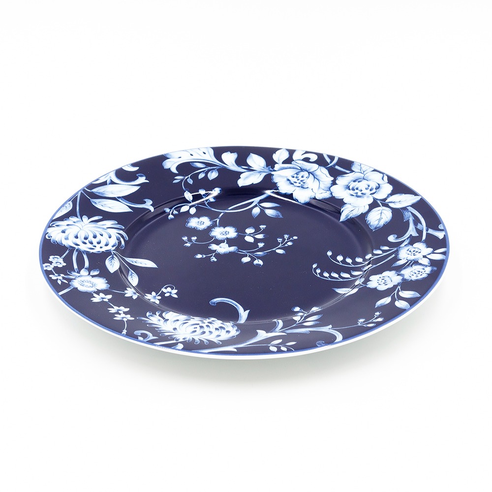 цена Тарелка Porcelana Bogucice Evia Blue 23 см