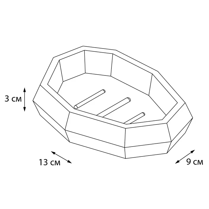 Мыльница Fixsen Flat FX-290-4 Вид№2