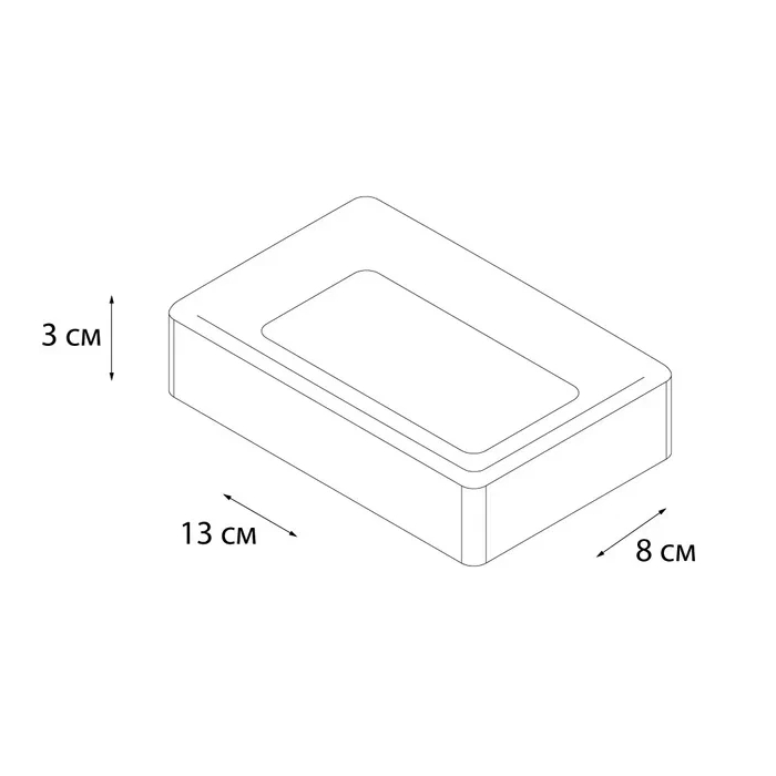 фото Мыльница fixsen text fx-230-4
