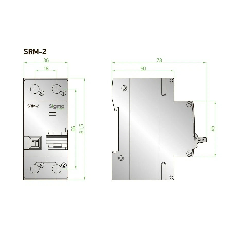 фото Автоматический выключатель sigma elektrik дифференциального тока авдт ac 2p 30ma 6ka 25a