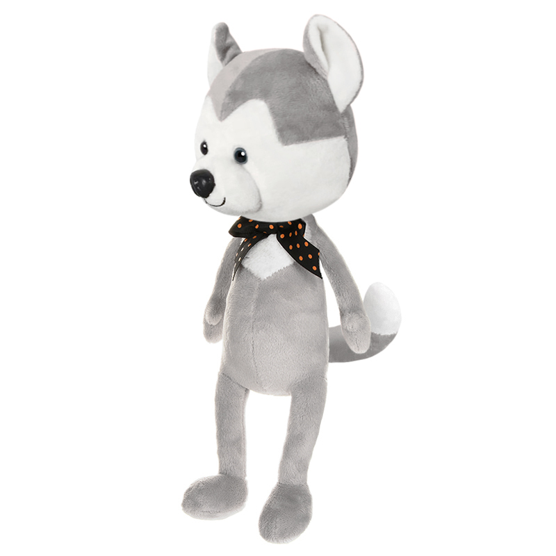 Игрушка мягкая Гнутики Собака Хаски 22 см робот собака charlie радиоуправляемый световые и звуковые эффекты русская озвучка