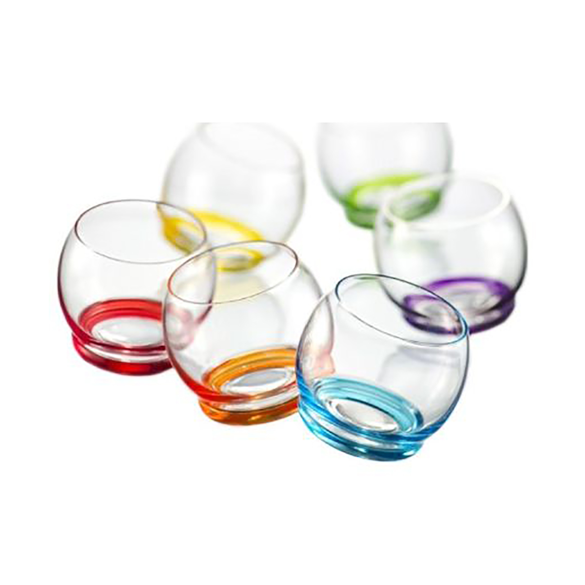 Набор стаканов Crystalex крэйзи 60 мл 6 шт, цвет мультиколор - фото 1