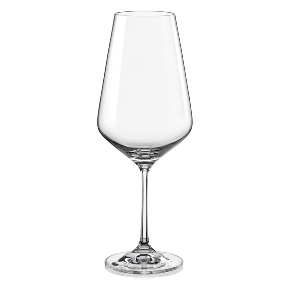 Набор бокалов Crystalex Сандра для вина 550 мл 6 шт