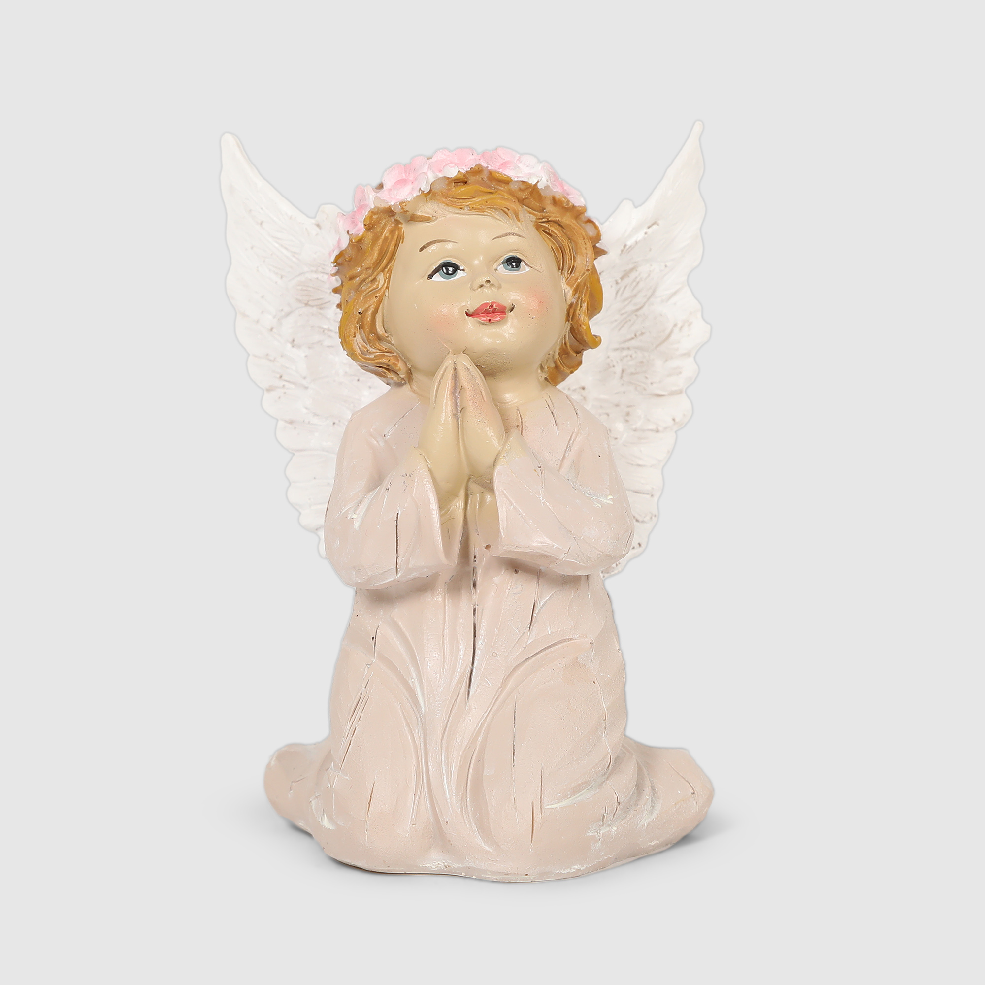 Фигурка декоративная Dekor pap ангел 7x6x10 см фигура ангел белая гипс