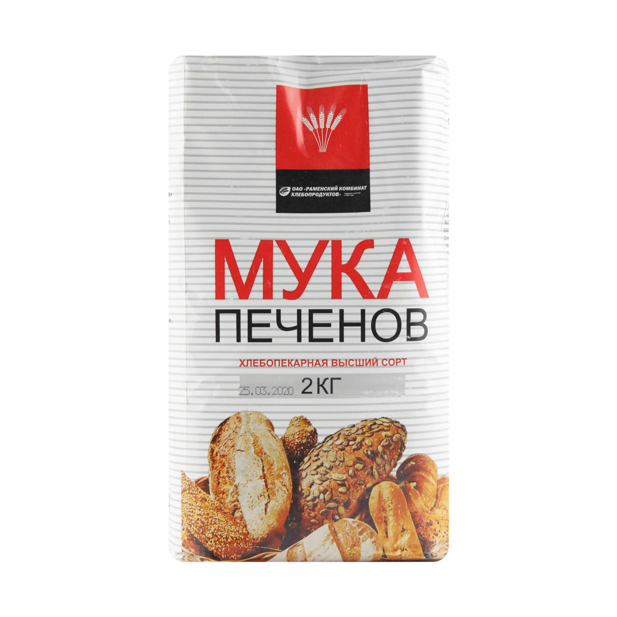 Мука Раменский Печенов Пшеничная экстра 2 кг