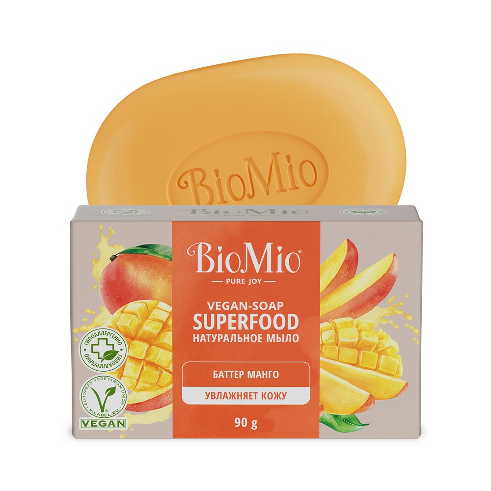 Мыло BioMio aromatherapy манго 90 г​ yoriki манго комбинезон для собак девочка