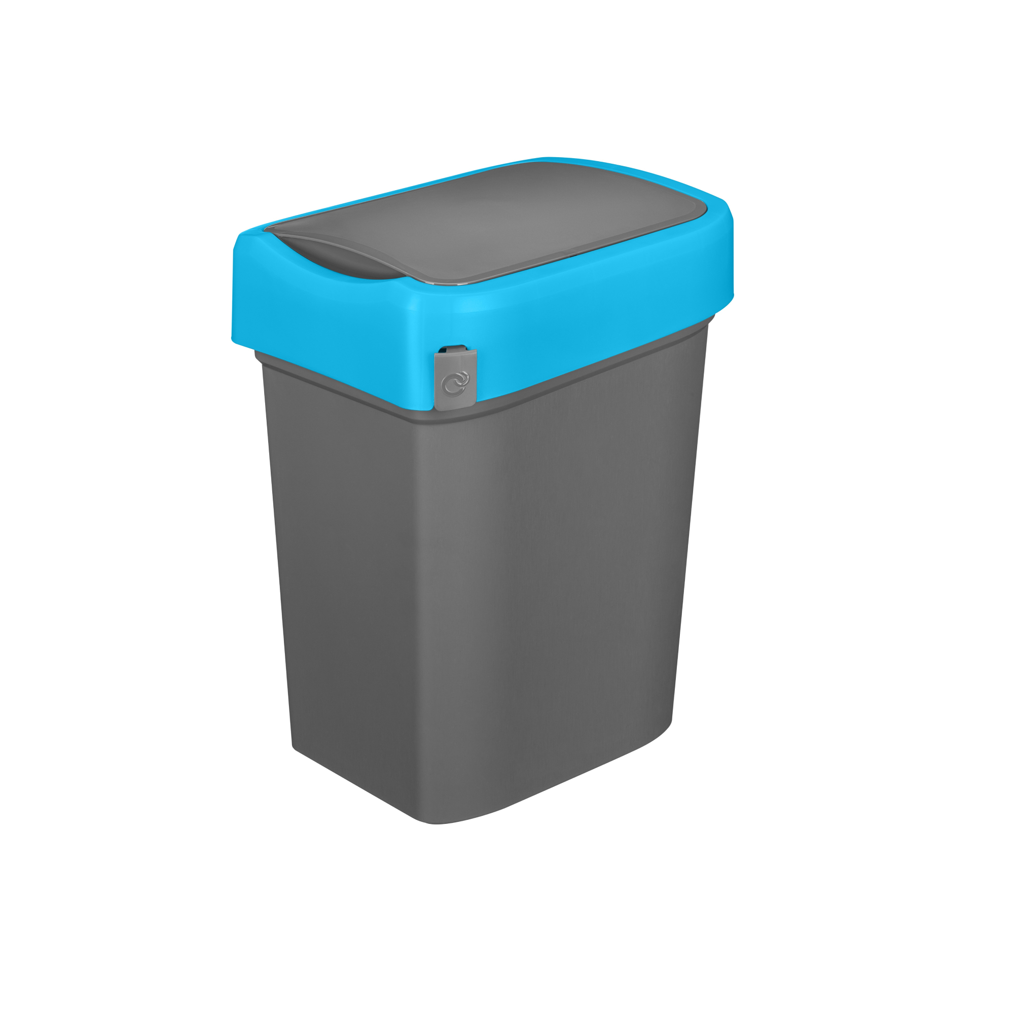 

Контейнер для мусора Эконова Smart bin синий 10 л, Серый;синий