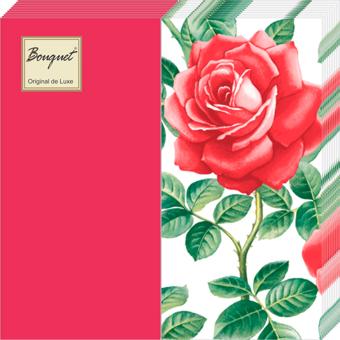 Салфетки Bouquet de luxe бумажные английская роза mix красные 2сл 20л салфетки art bouquet бумажные прекрасная роза 20х20 2сл 30л