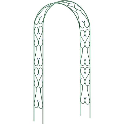 Арка Ланасад прямая комбинированная разборная 36х120х240 см арка декоративная grinda ампир угловая разборная 240х120х36см