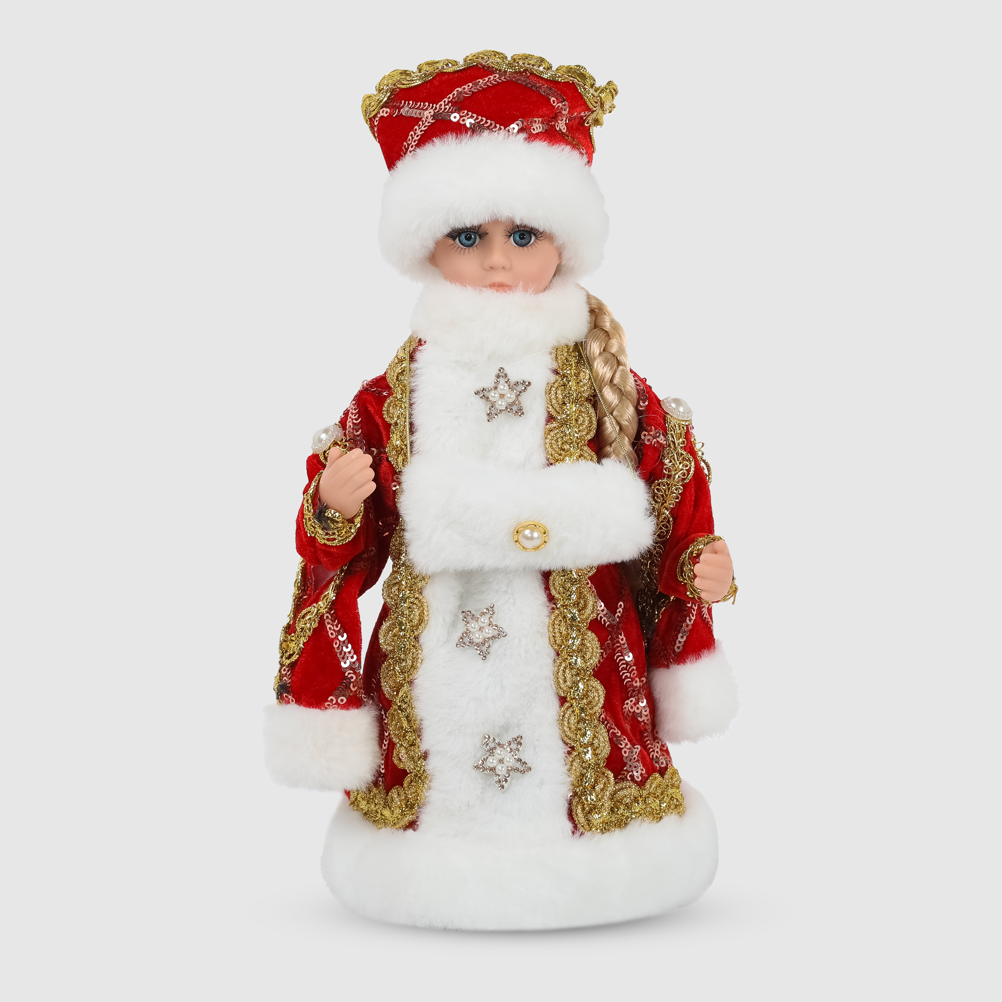 Фигура декоративная Sote Toys Снегурочка с мелодией 30 см