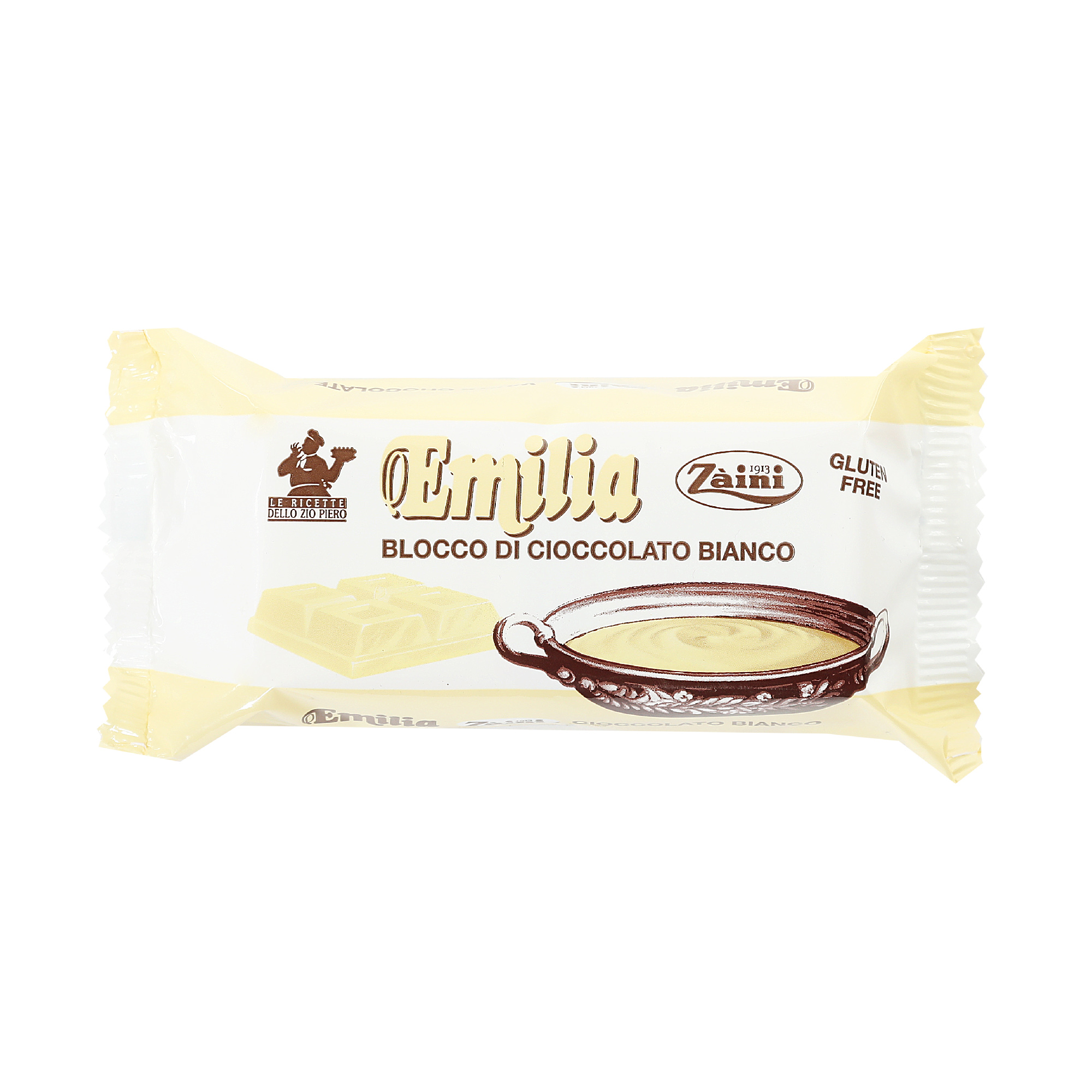 Шоколад белый Zaini Emilia, 200 г chikalab шоколад белый с миндалем и кокосовыми чипсами