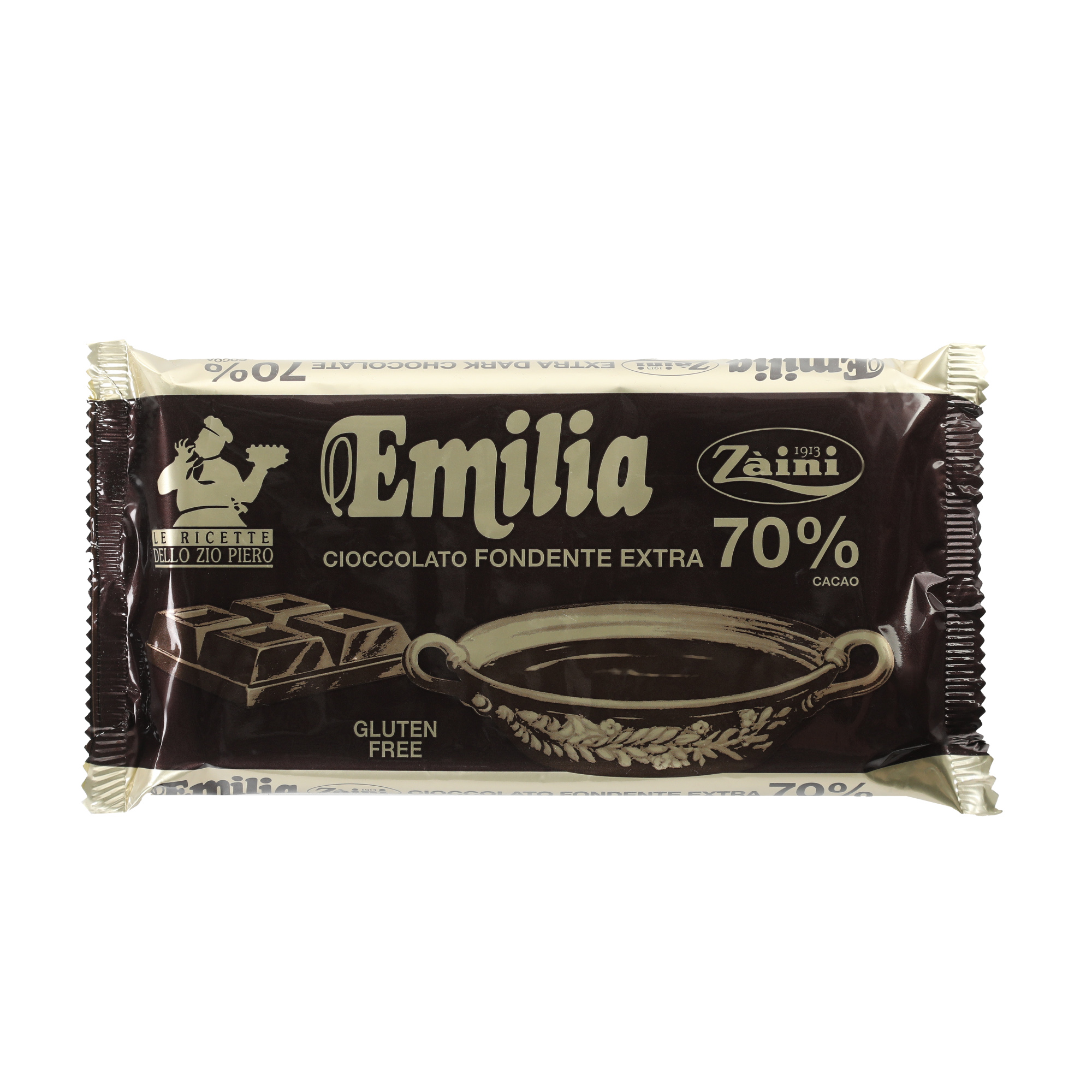 Шоколад темный 70% Zaini Emilia, 400 г