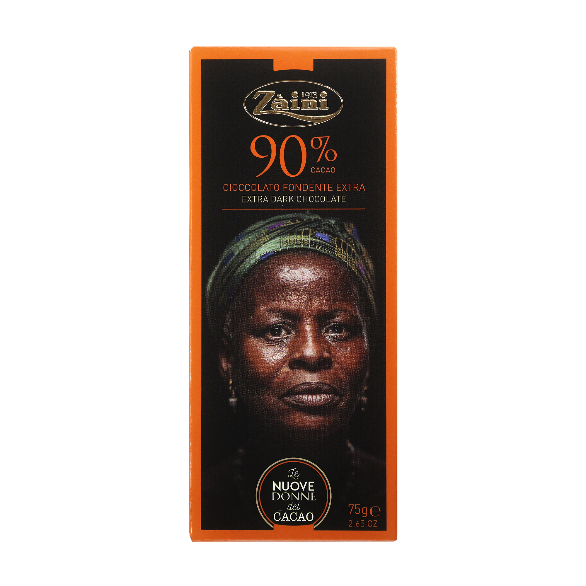 шоколад темный 70% zaini women of cocoa с апельсином 75 г Шоколад темный 90% Zaini Women of cocoa, 75 г
