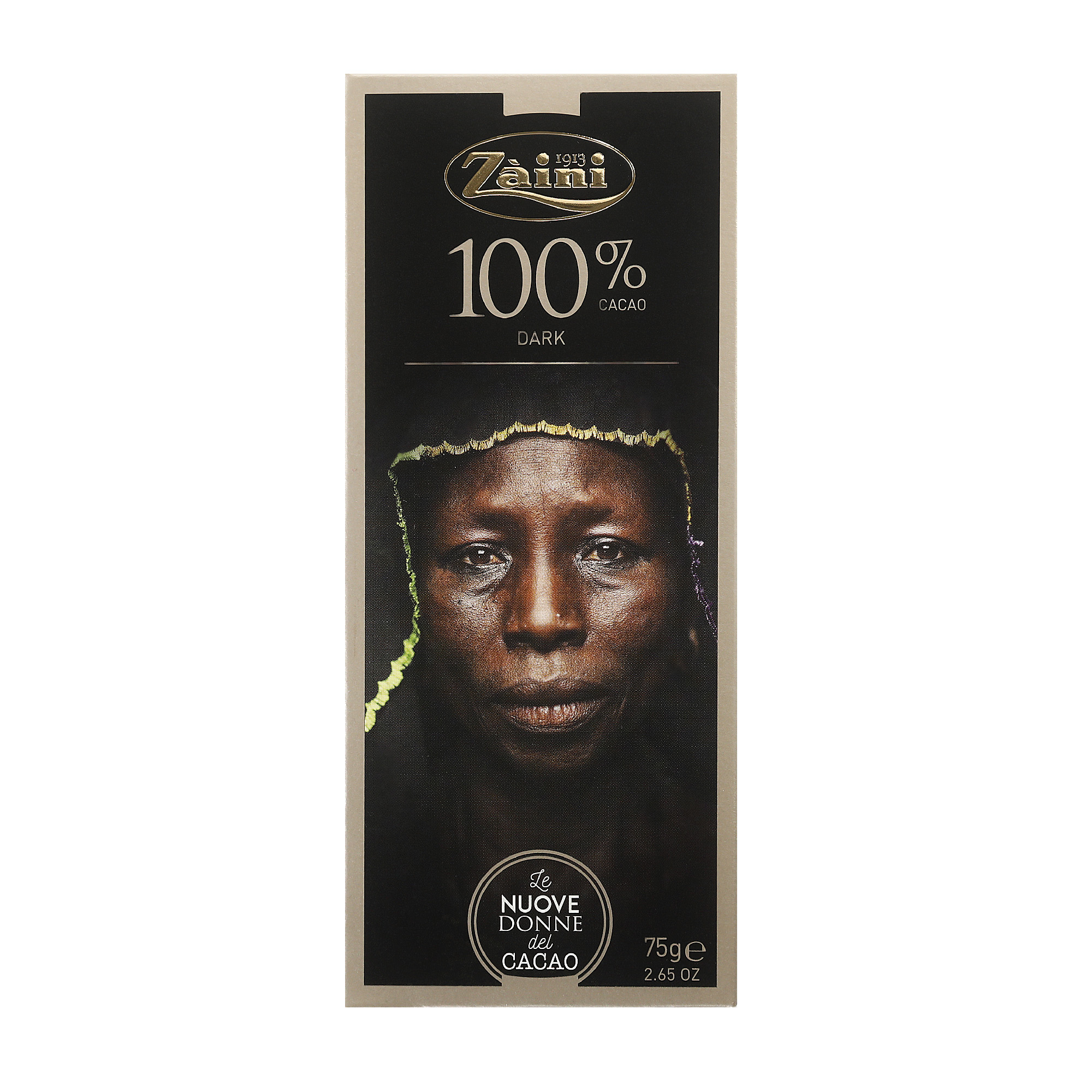 Шоколад темный 100% Zaini Women of cocoa, 75 г форма для шоколада и конфет konfinetta