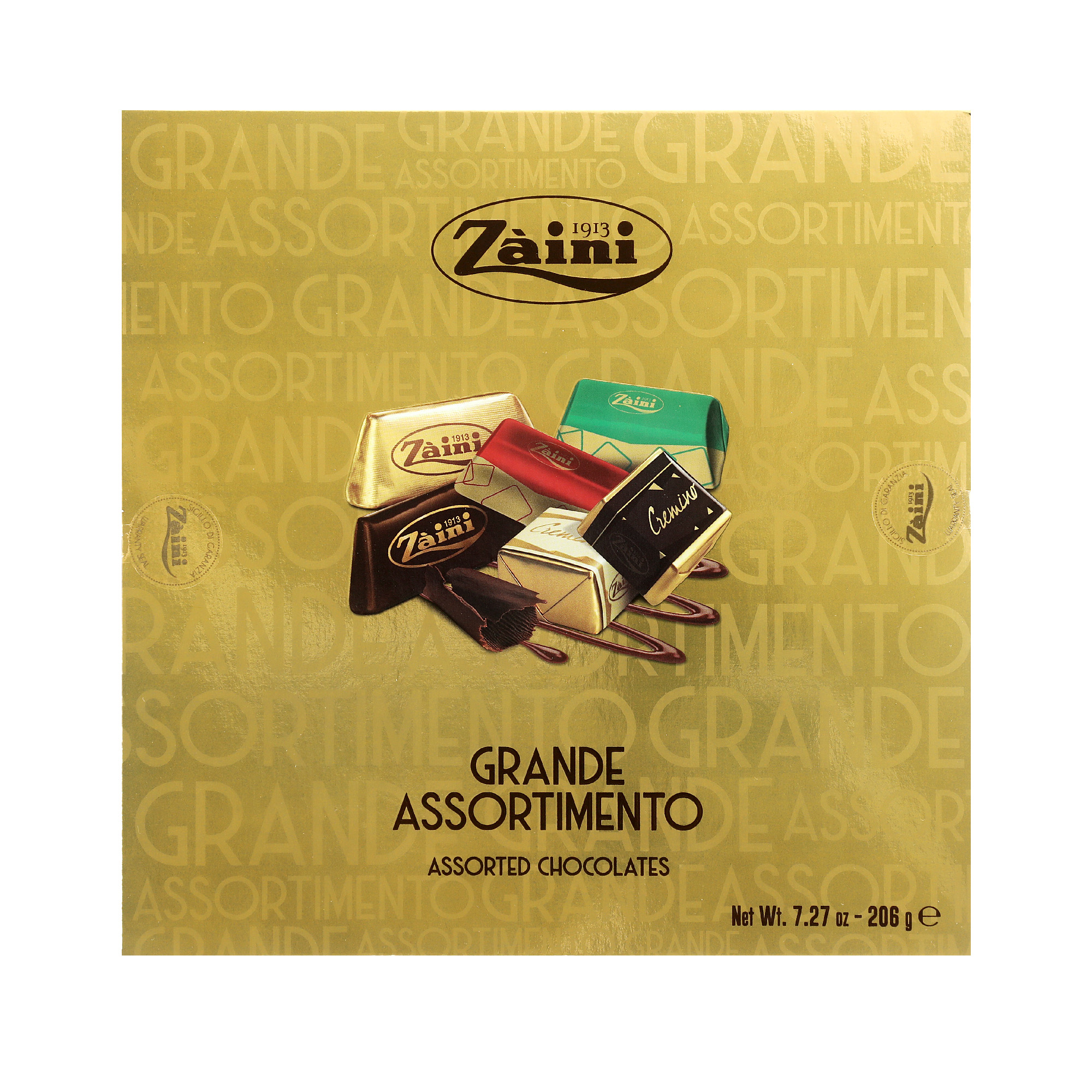 Набор шоколадных конфет Zaini ассорти, 206 г коробка складная под 25 конфет крафт 22 х 22 х 3 3 см