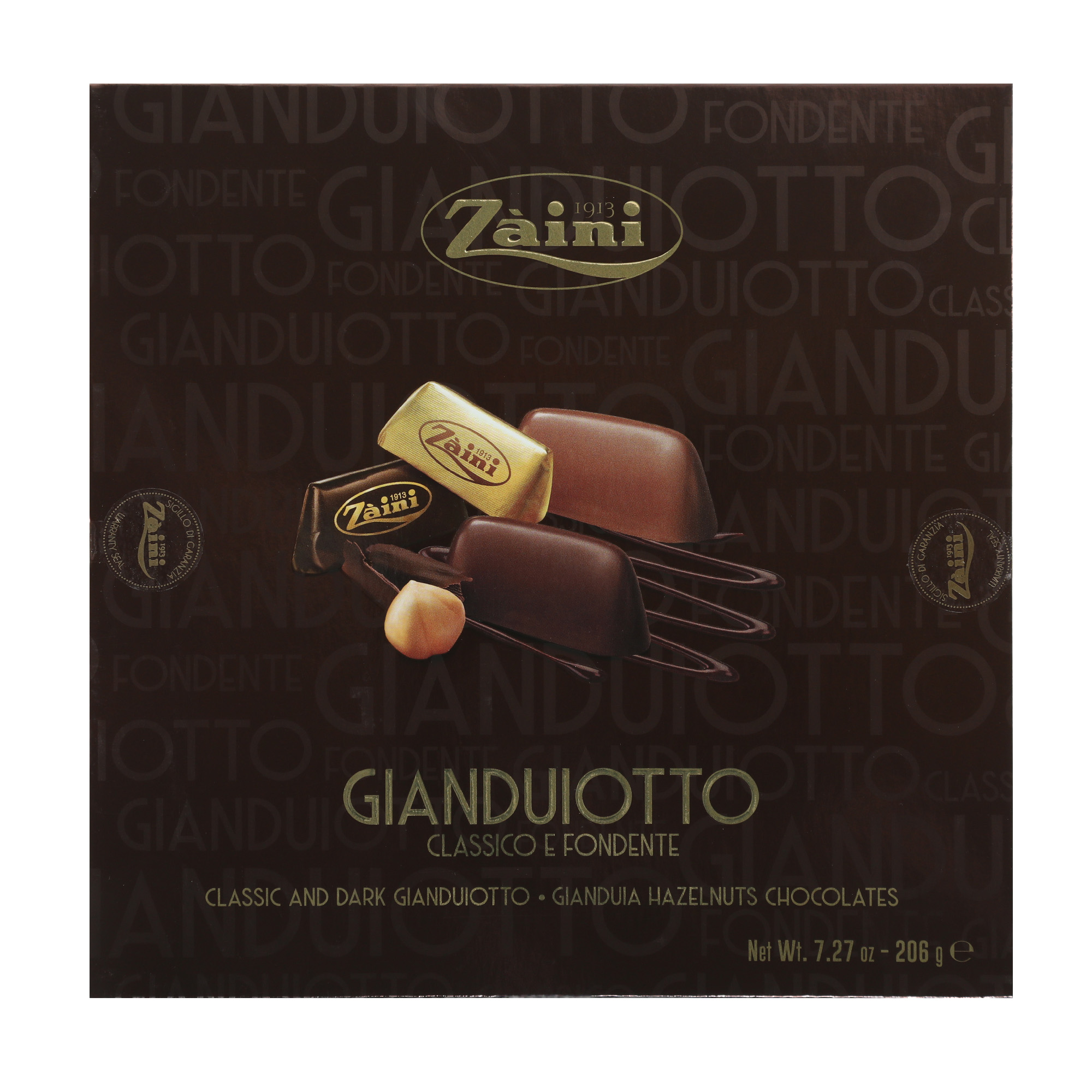 Набор шоколадных конфет Zaini Gianduiotto, 206 г