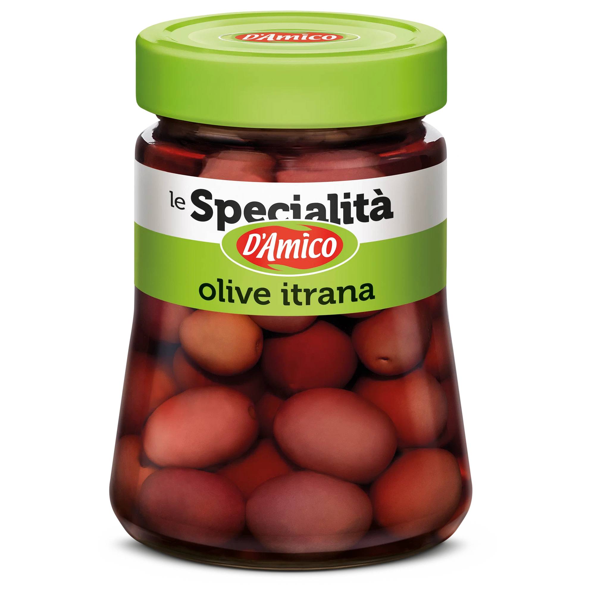 Оливки D`Amico Итрана с косточкой 0,3 л оливки зеленые ece без косточки гриль в масле 300 г