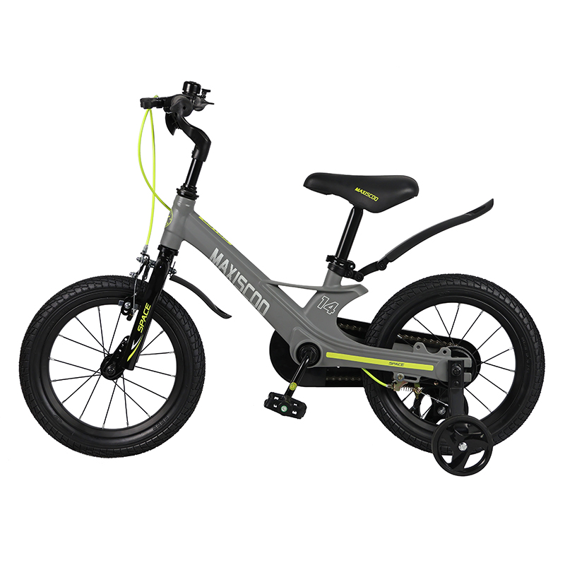 Велосипед детский Maxiscoo Space Стандарт Плюс 14 серый матовый - фото 2