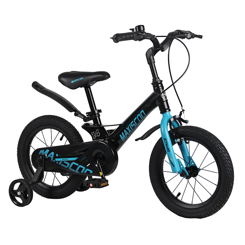 Велосипед детский Maxiscoo Space Стандарт Плюс 14 черный аметист